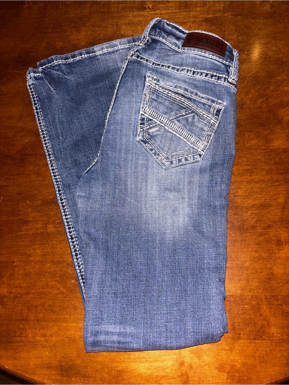 Rock & Roll Cowgirl Women's Blue Boot Cut Jeans
